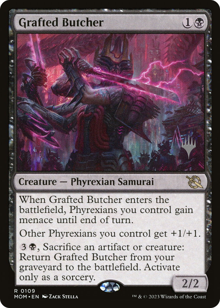 Grafted Butcher (PPMOM-109) - March of the Machine Promos Foil