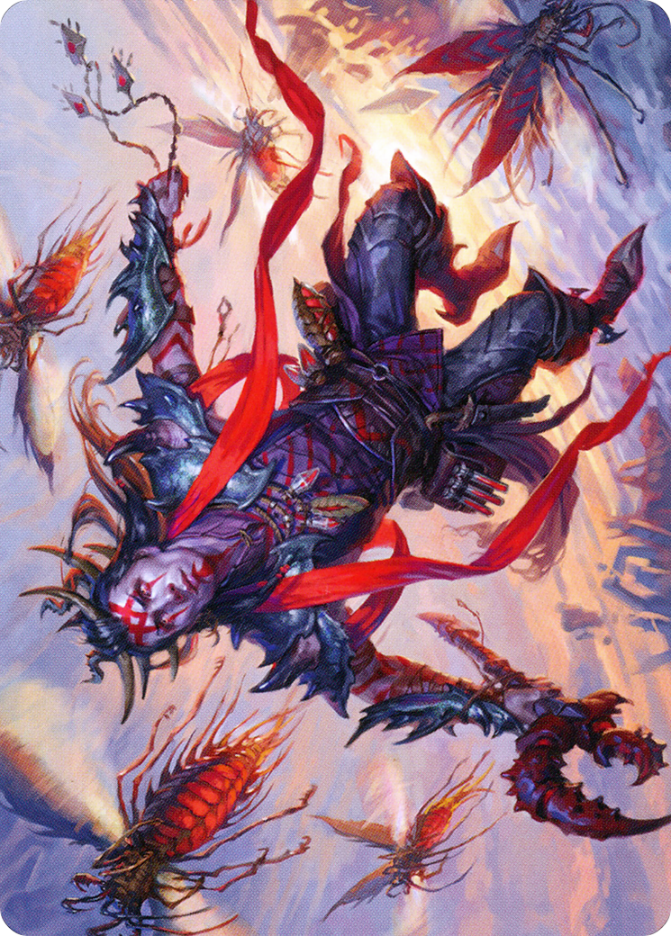 Scion of the Swarm // Scion of the Swarm (AZNR-059) - Zendikar Rising Art Series (Borderless) Foil