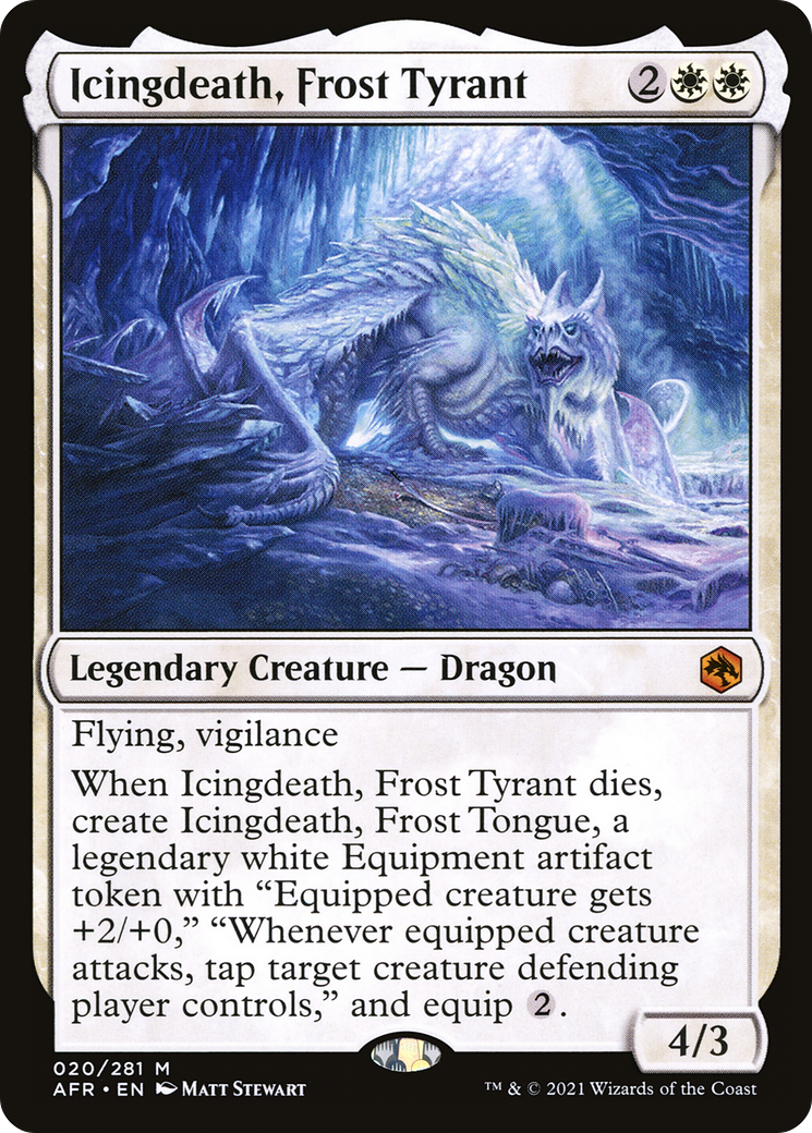 Icingdeath, Frost Tyrant (AFR-020) - Adventures in the Forgotten Realms
