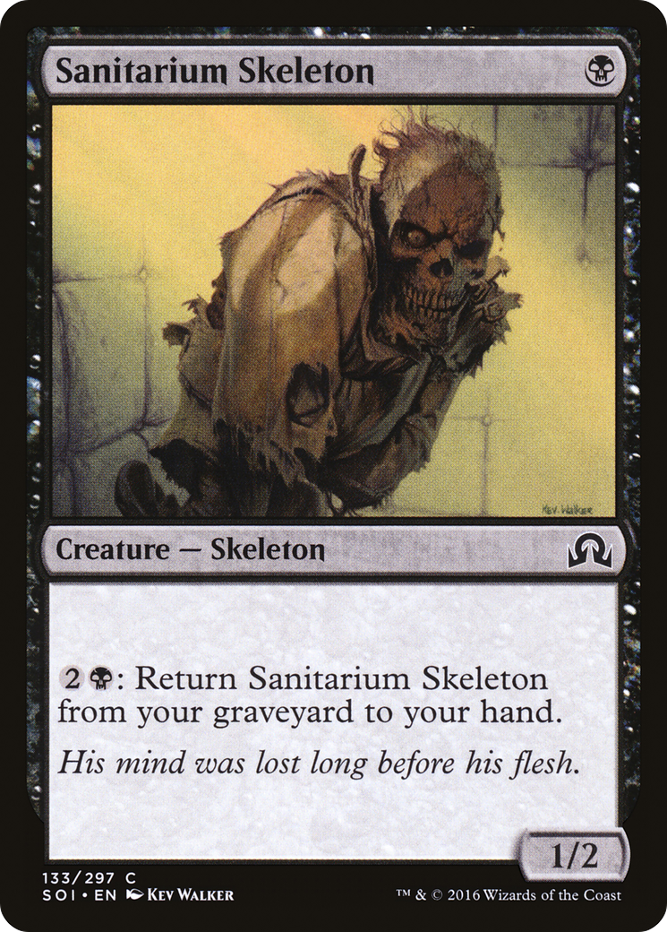 Sanitarium Skeleton (SOI-133) - Shadows over Innistrad
