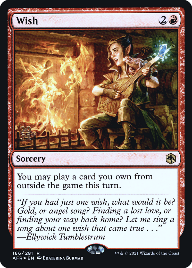 Wish (PRE-166) - Adventures in the Forgotten Realms Promos Foil