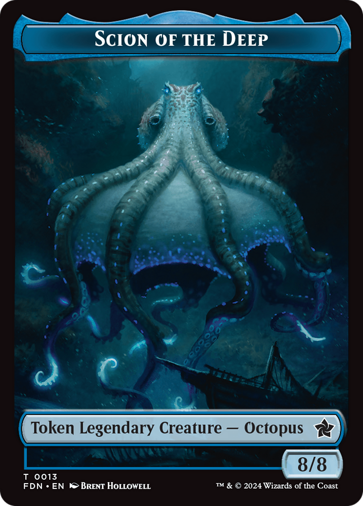 Scion of the Deep (TFDN-013) - Foundations Tokens Foil
