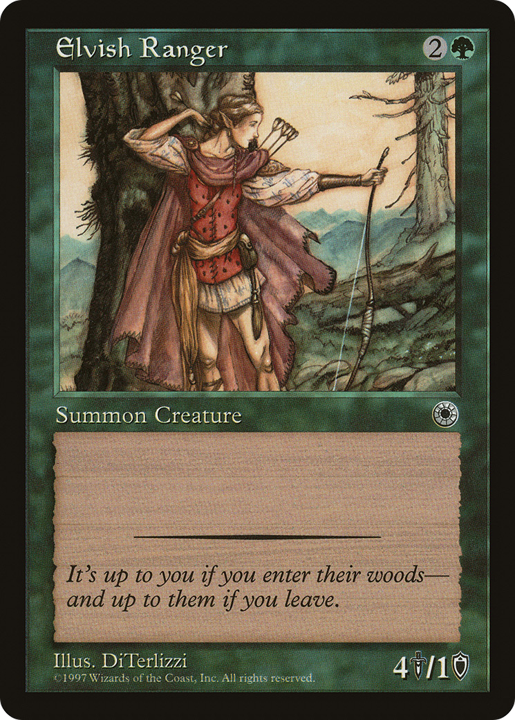 Elvish Ranger (POR-) - Portal