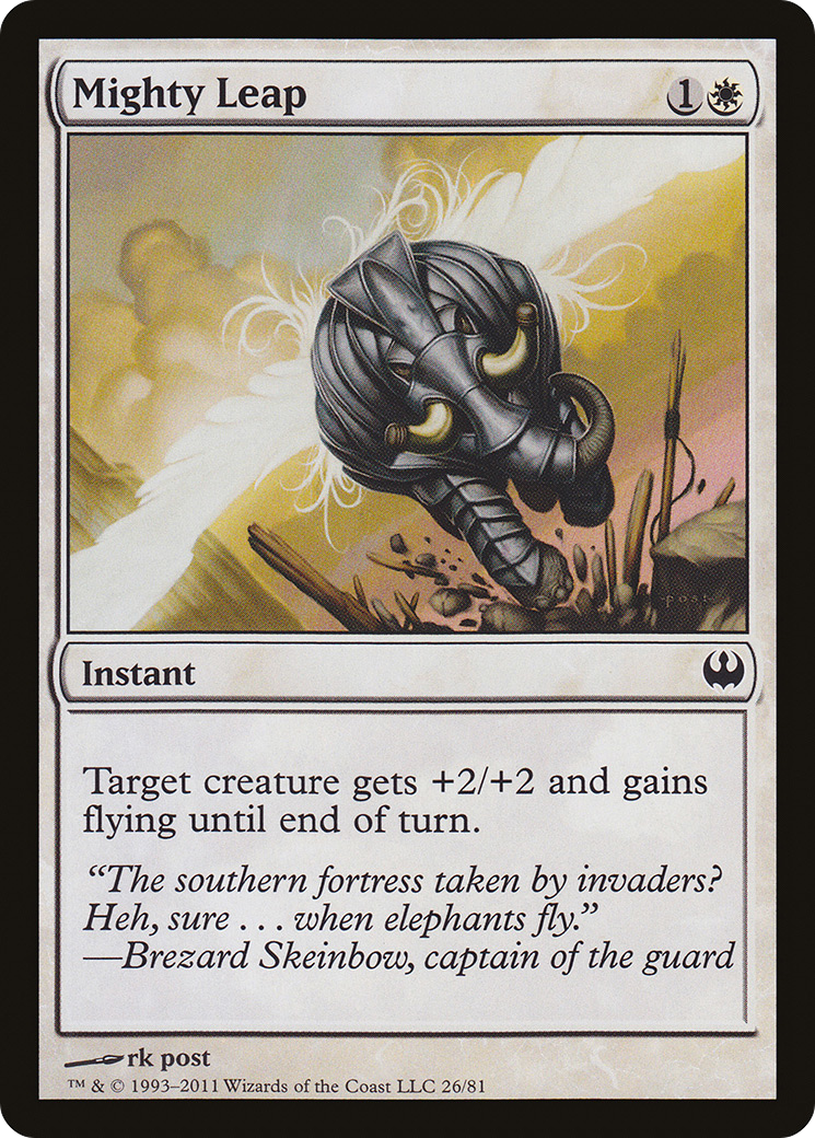 Mighty Leap (DDG-026) - Duel Decks: Knights vs. Dragons