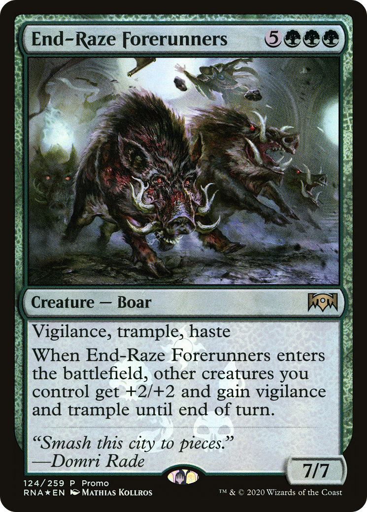 End-Raze Forerunners (MEDIA-124) - Ravnica Allegiance Promos Foil