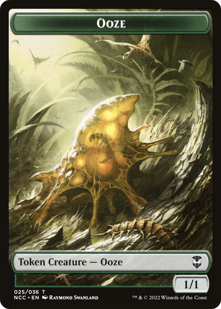 Ooze (TNCC-025) - New Capenna Commander Tokens Foil