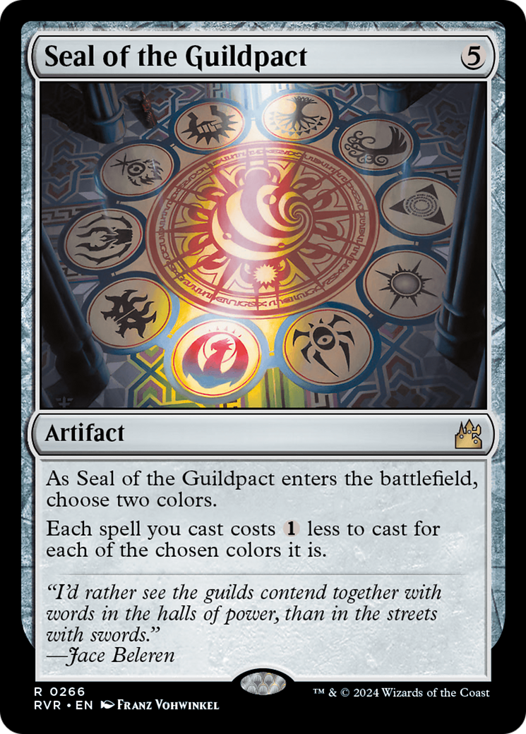 Seal of the Guildpact (RVR-266) - Ravnica Remastered Foil