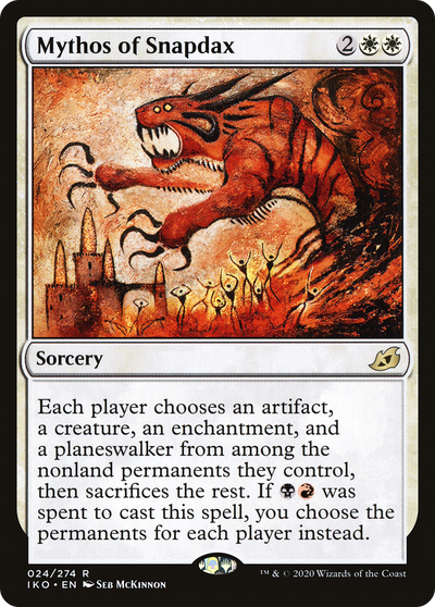Mythos of Snapdax (IKO-024) - Ikoria: Lair of Behemoths