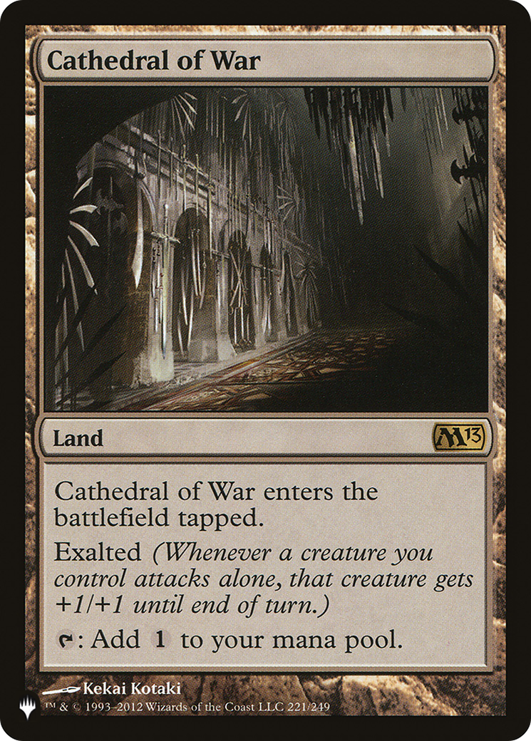 Cathedral of War (LIST-221/249) - The List