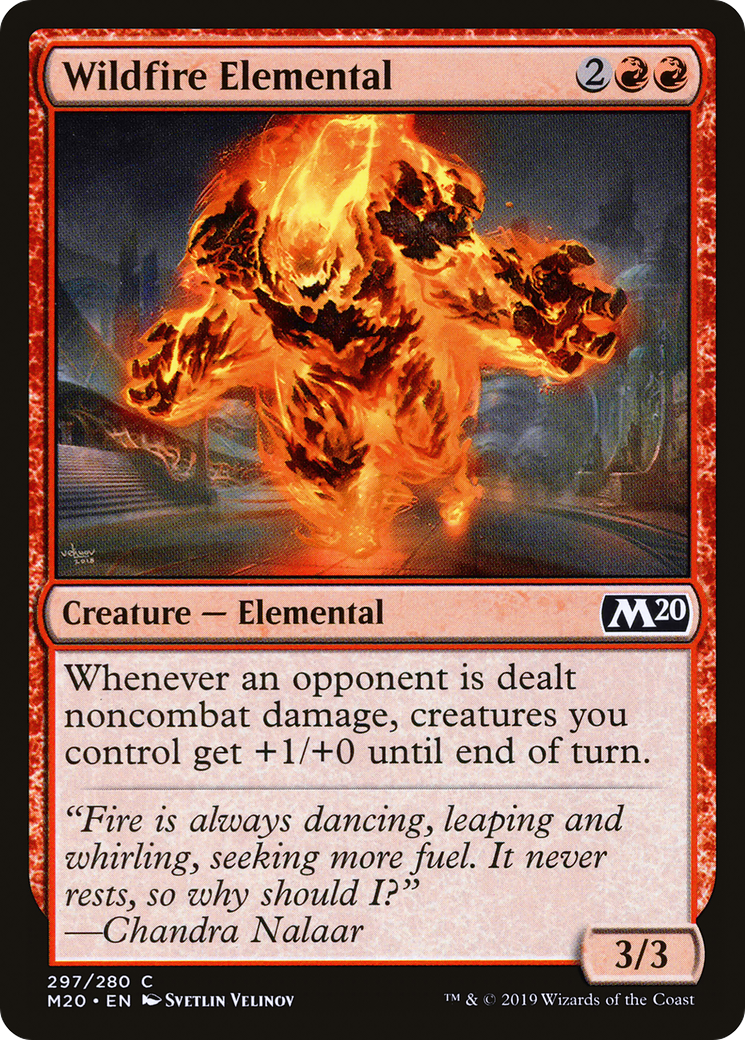 Wildfire Elemental (M20-297) - Core Set 2020