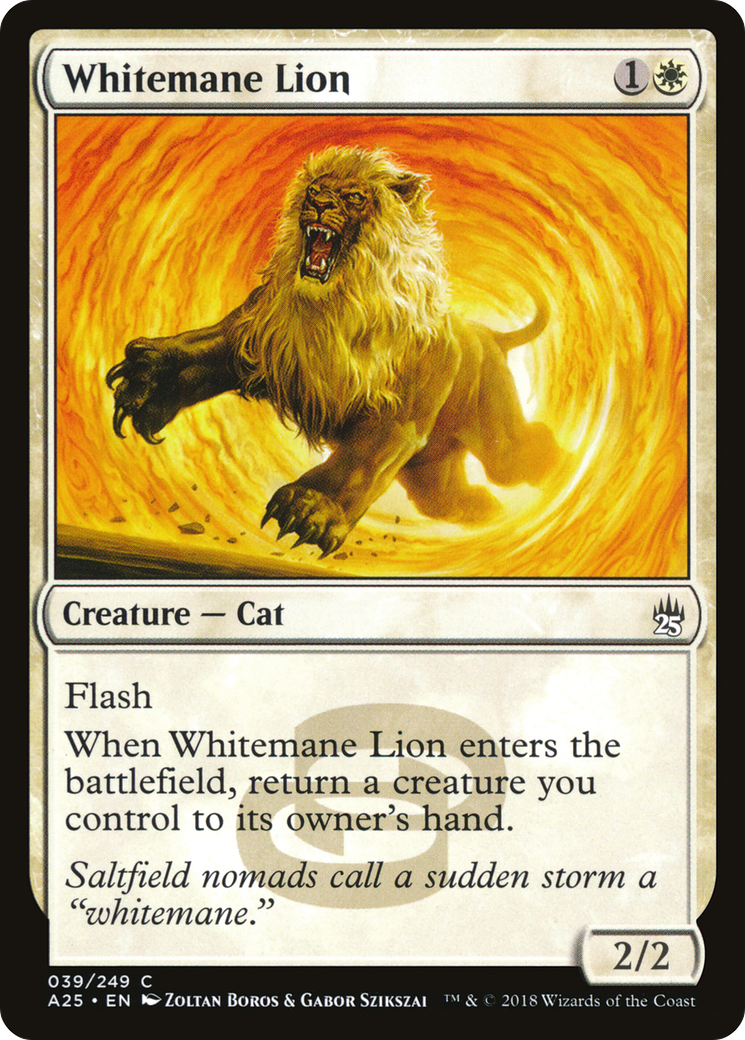 Whitemane Lion (A25-039) - Masters 25