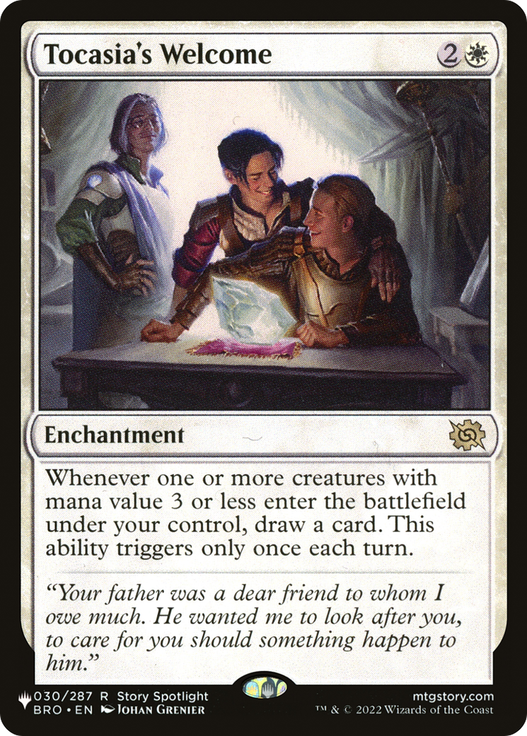 Tocasia's Welcome (LIST-030/012) - The List
