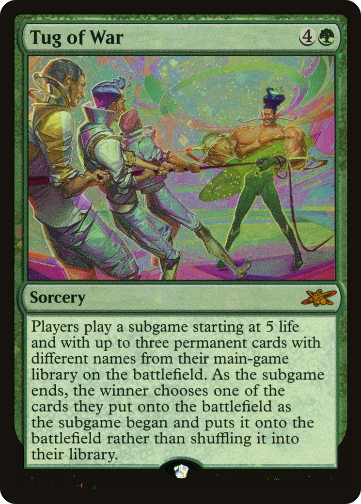 Tug of War (Galaxy Foil) (UNF-445) - Unfinity Foil