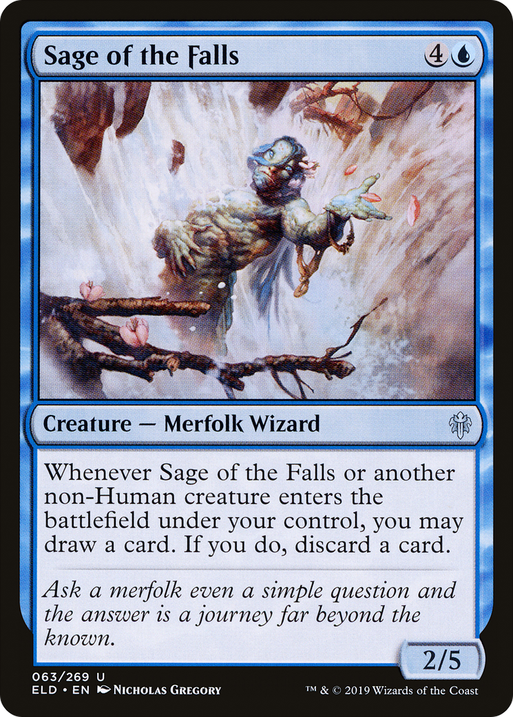 Sage of the Falls (ELD-063) - Throne of Eldraine