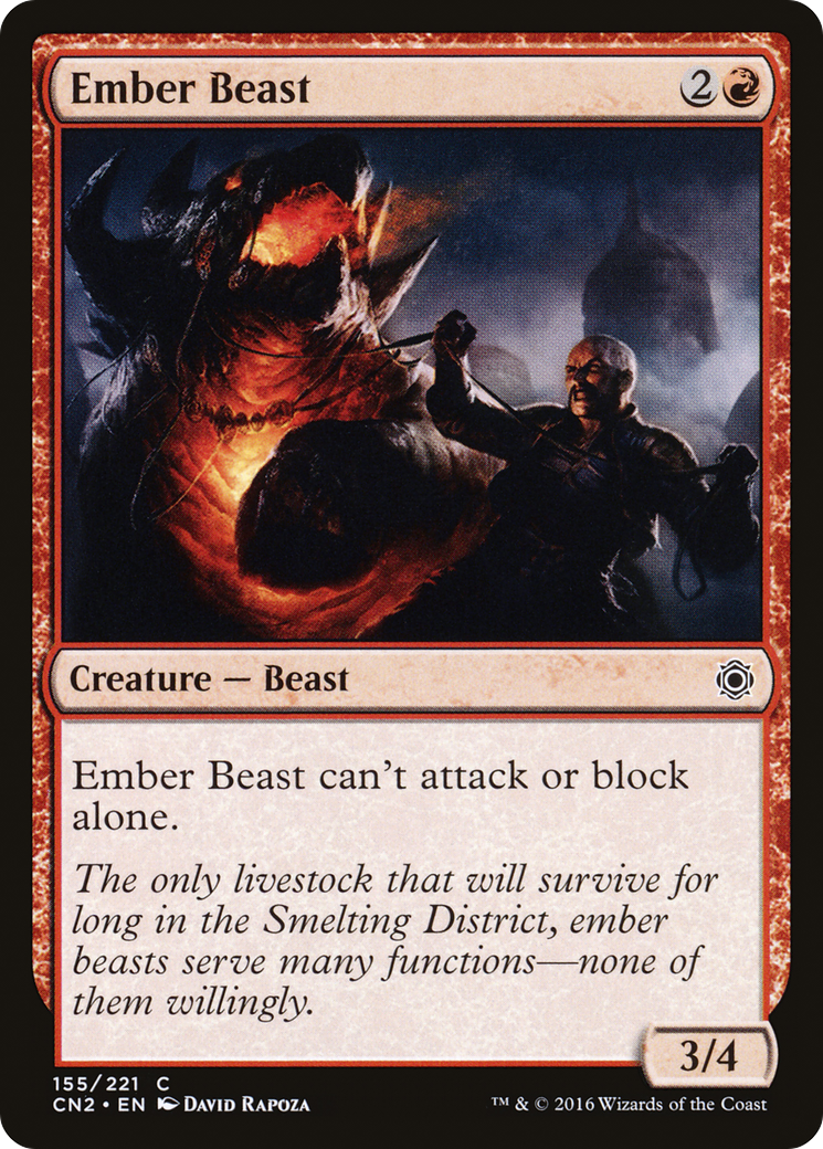 Ember Beast (CN2-155) - Conspiracy: Take the Crown