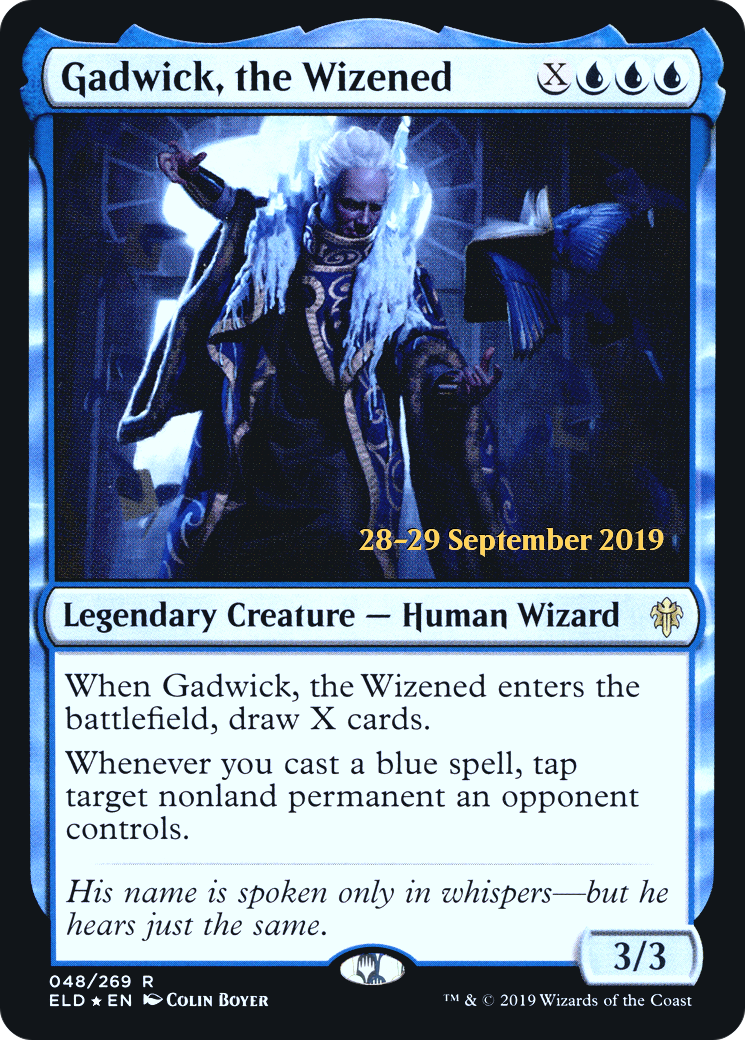 Gadwick, the Wizened (PRE-048) - Throne of Eldraine Promos Foil