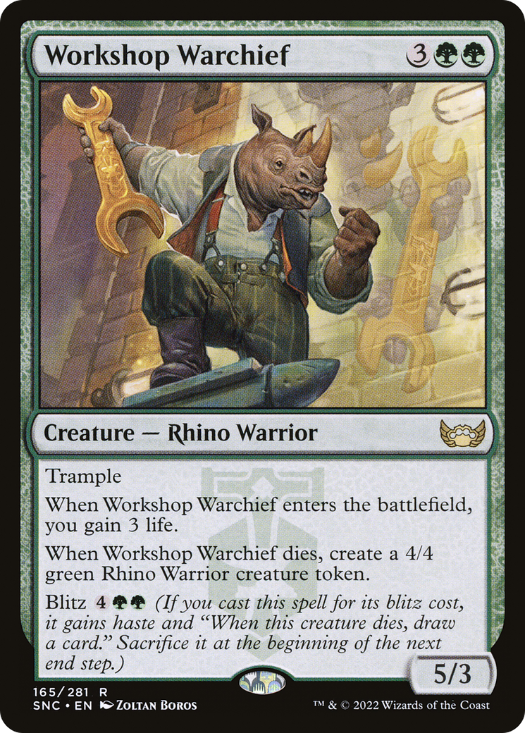 Workshop Warchief (SNC-165) - Streets of New Capenna