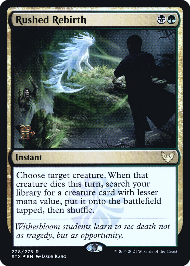 Rushed Rebirth (PRE-228) - Strixhaven: School of Mages Promos Foil