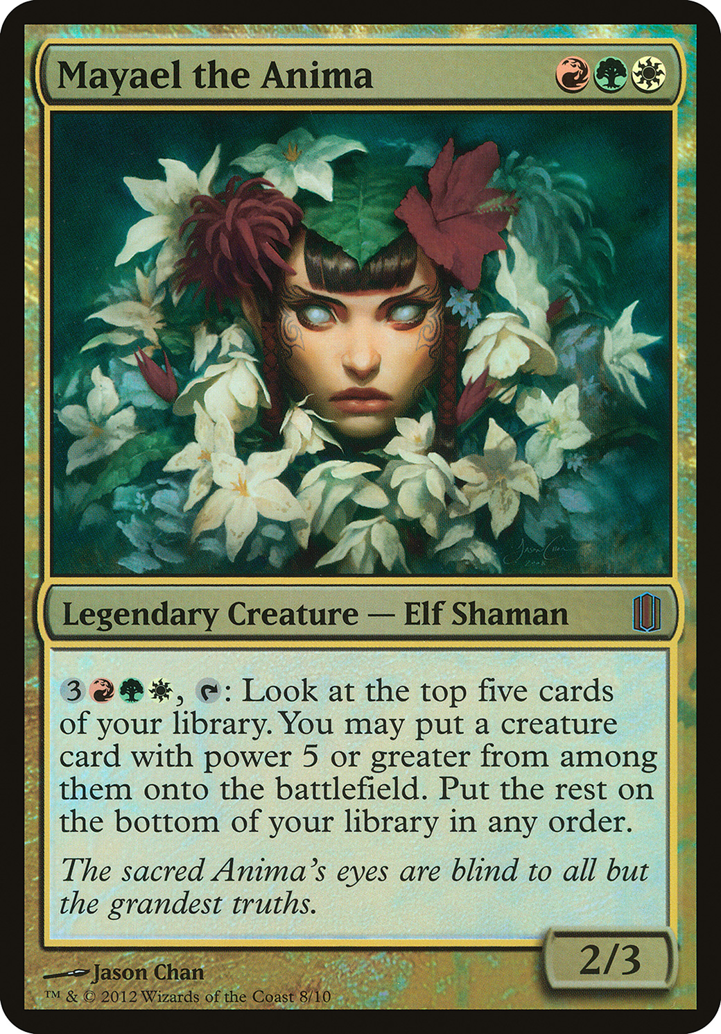 Mayael the Anima (Commander's Arsenal) (OVER-) - Commander's Arsenal Oversized Foil