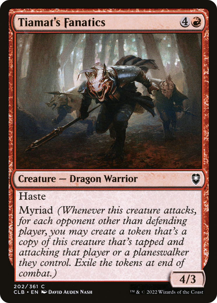 Tiamat's Fanatics (CLB-202) - Commander Legends: Battle for Baldur's Gate