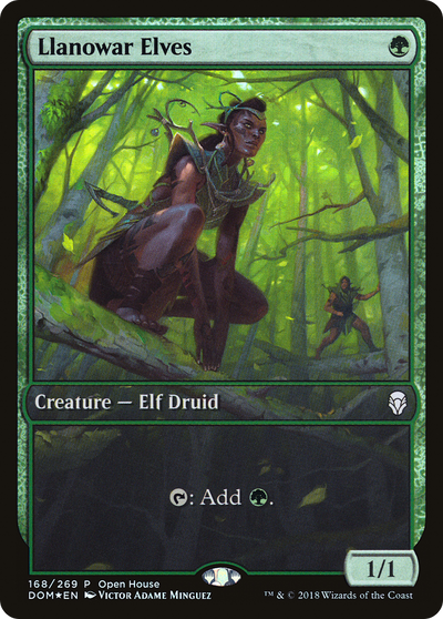 Llanowar Elves (OHP-168) - Dominaria Promos Foil