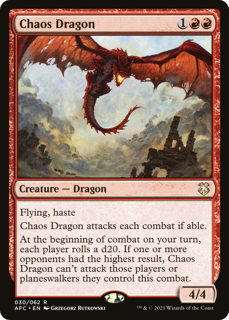 Chaos Dragon [Dungeons & Dragons: Adventures in the Forgotten Realms Commander]