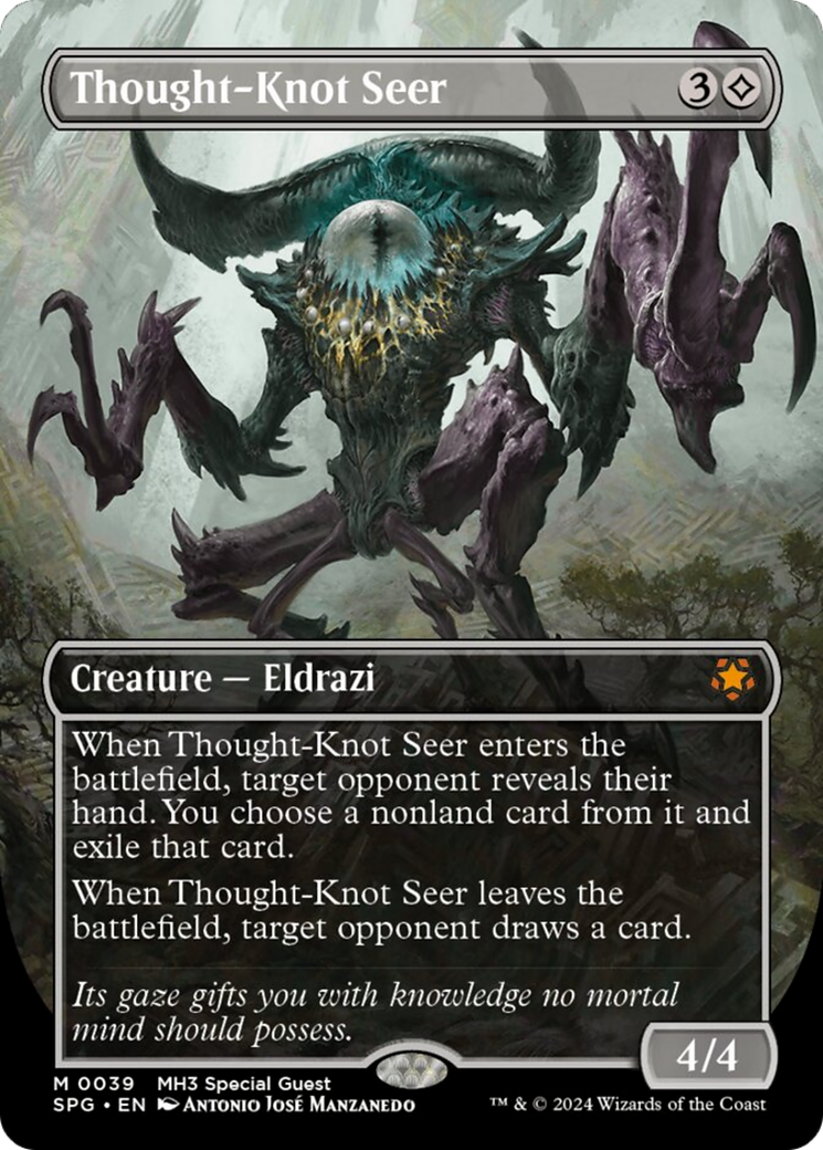 Thought-Knot Seer (Borderless) (SPG-039) - Special Guests (Borderless) Foil