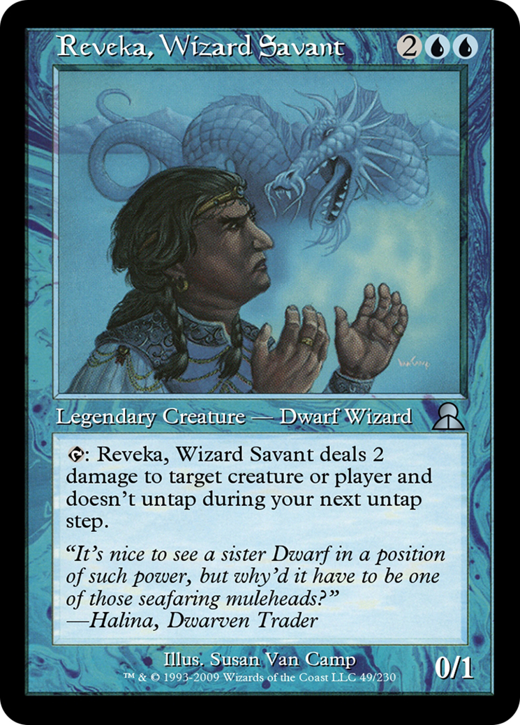 Reveka, Wizard Savant (ME3-049) - Masters Edition III Foil