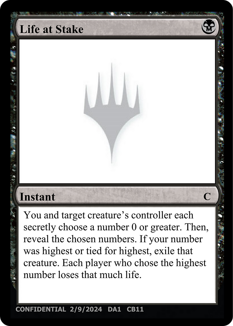 Life at Stake (UNK-CB11A) - Unknown Event