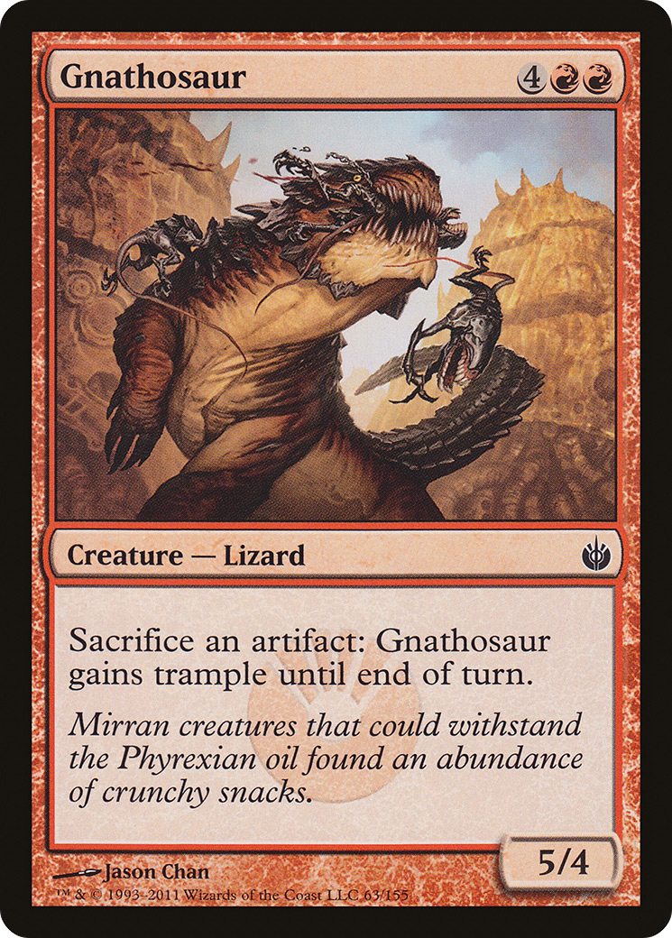 Gnathosaur (MBS-063) - Mirrodin Besieged Foil