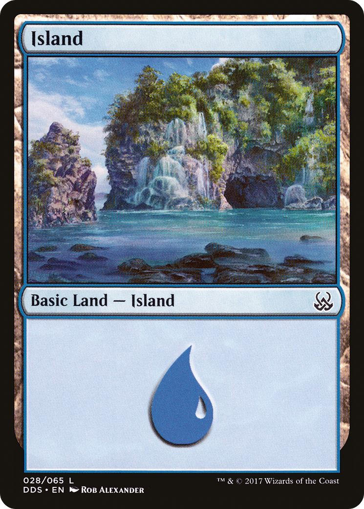 Island (028) (DDS-028) - Duel Decks: Mind vs. Might