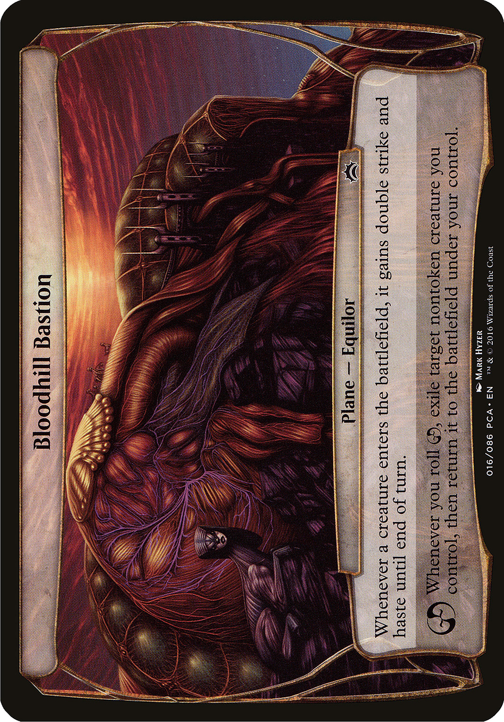 Bloodhill Bastion (Planechase Anthology) (OVER-) - Planechase Anthology Planes