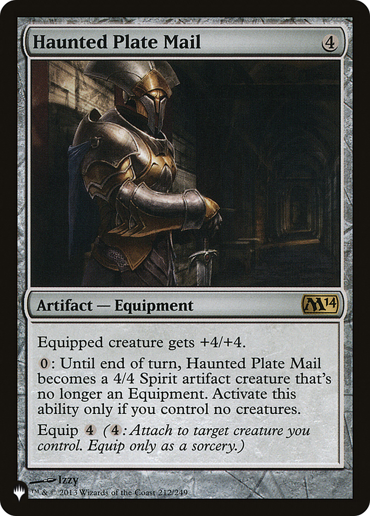 Haunted Plate Mail (LIST-M14-212) - The List