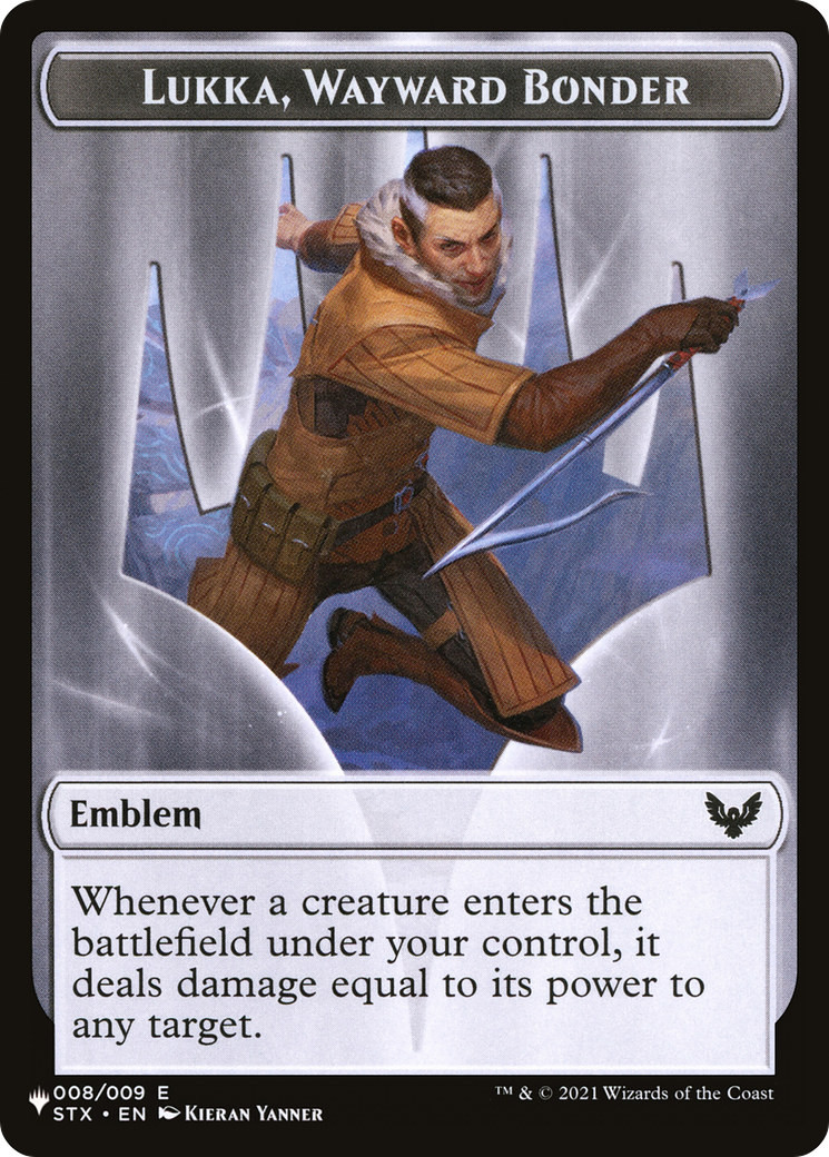 Lukka, Wayward Bonder Emblem (PLST-TSTX-8) - The List