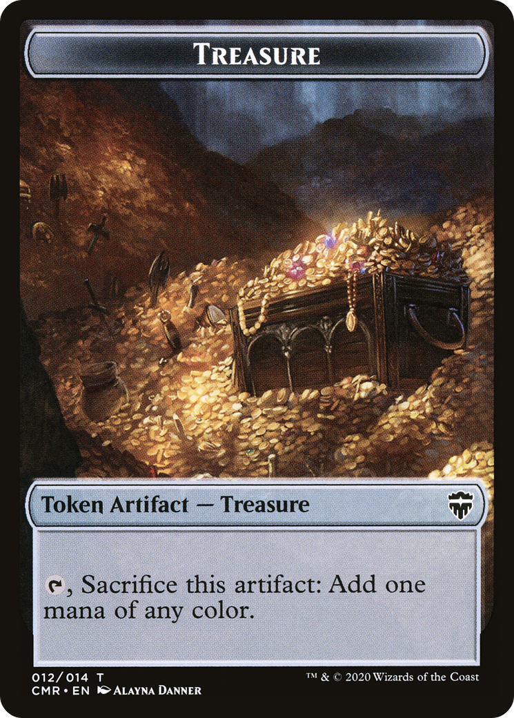 Treasure Token (CMR-012) - Commander Legends Tokens Foil
