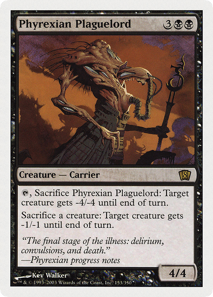 Phyrexian Plaguelord (8ED-153) - 8th Edition