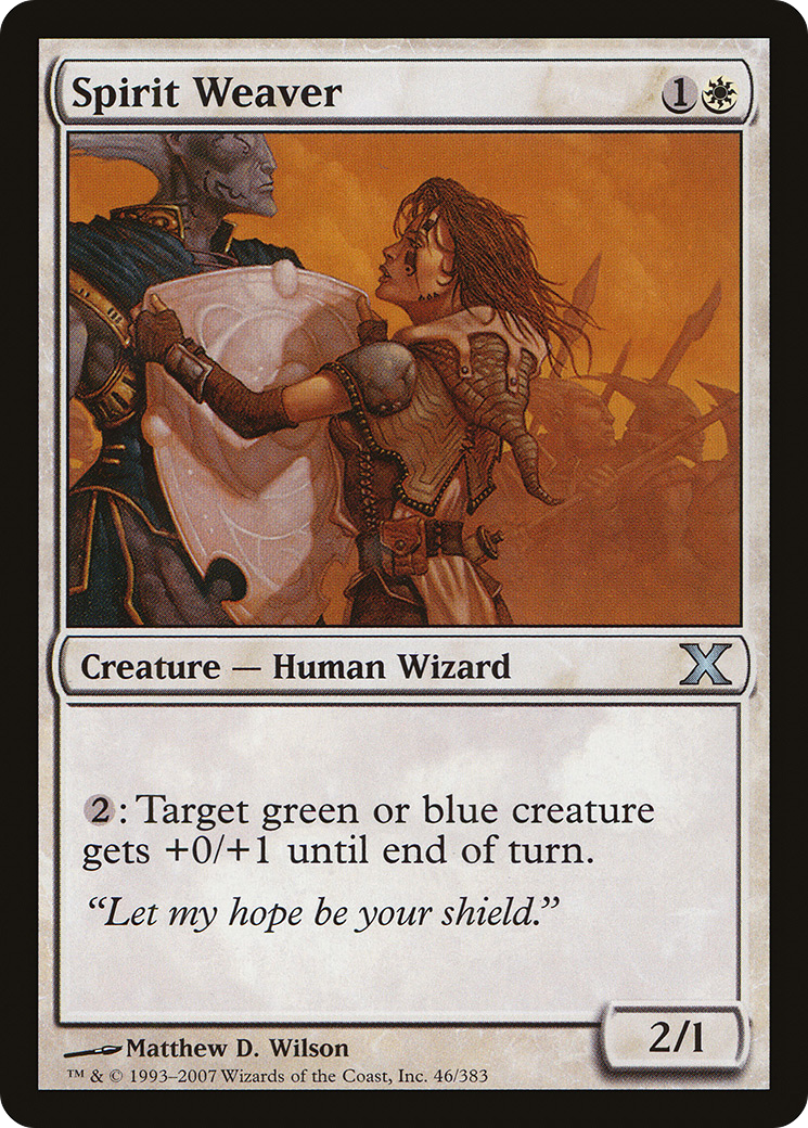 Spirit Weaver (10E-046) - Tenth Edition Foil