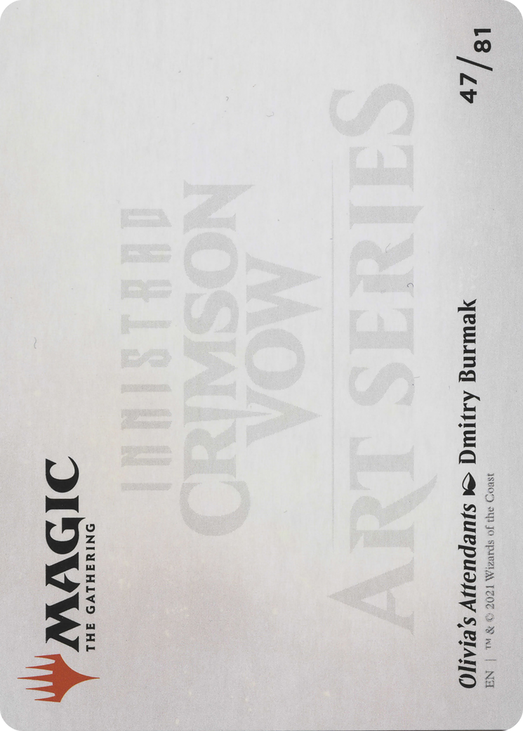 Olivia's Attendants // Olivia's Attendants (AVOW-047) - Crimson Vow Art Series (Borderless)