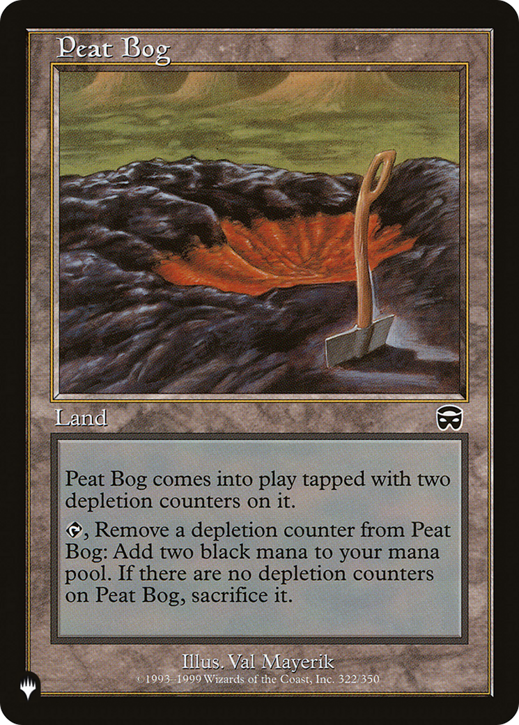 Peat Bog (LIST-322/350) - The List