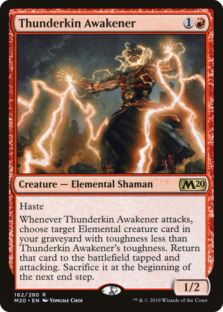 Thunderkin Awakener (M20-162) - Core Set 2020 Foil