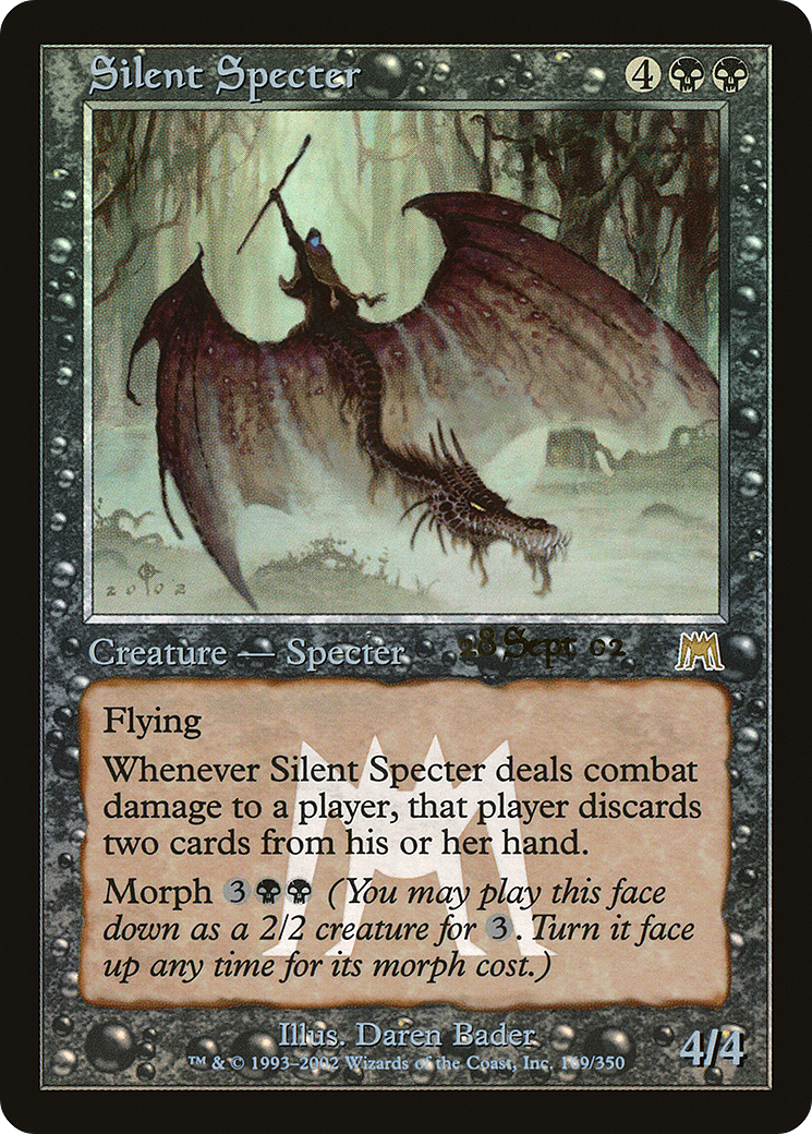 Silent Specter (PRE-018) - Onslaught Promos Foil