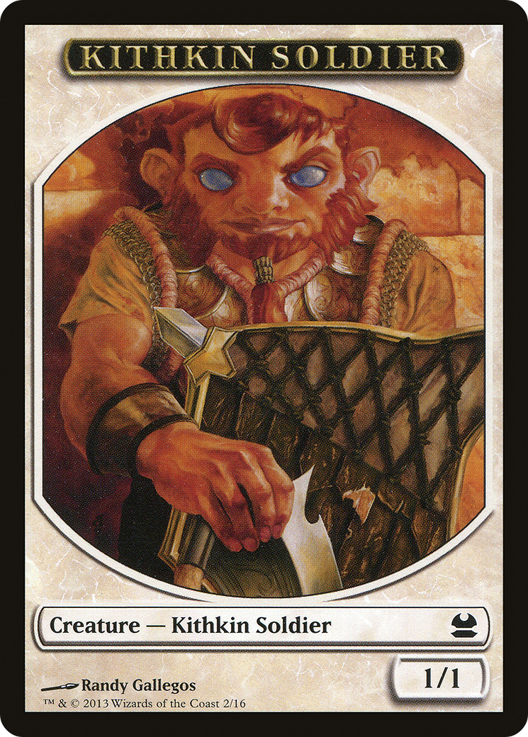 Kithkin Soldier Token (MMA-002) - Modern Masters Tokens