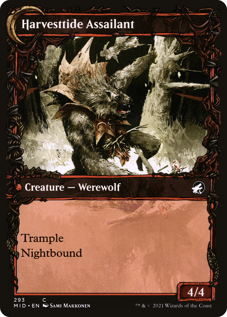 Harvesttide Infiltrator (Showcase) (MID-293) - Innistrad: Midnight Hunt: (Showcase, Double Faced Transform) Foil