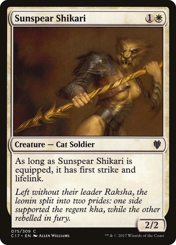 Sunspear Shikari (C17-075) - Commander 2017