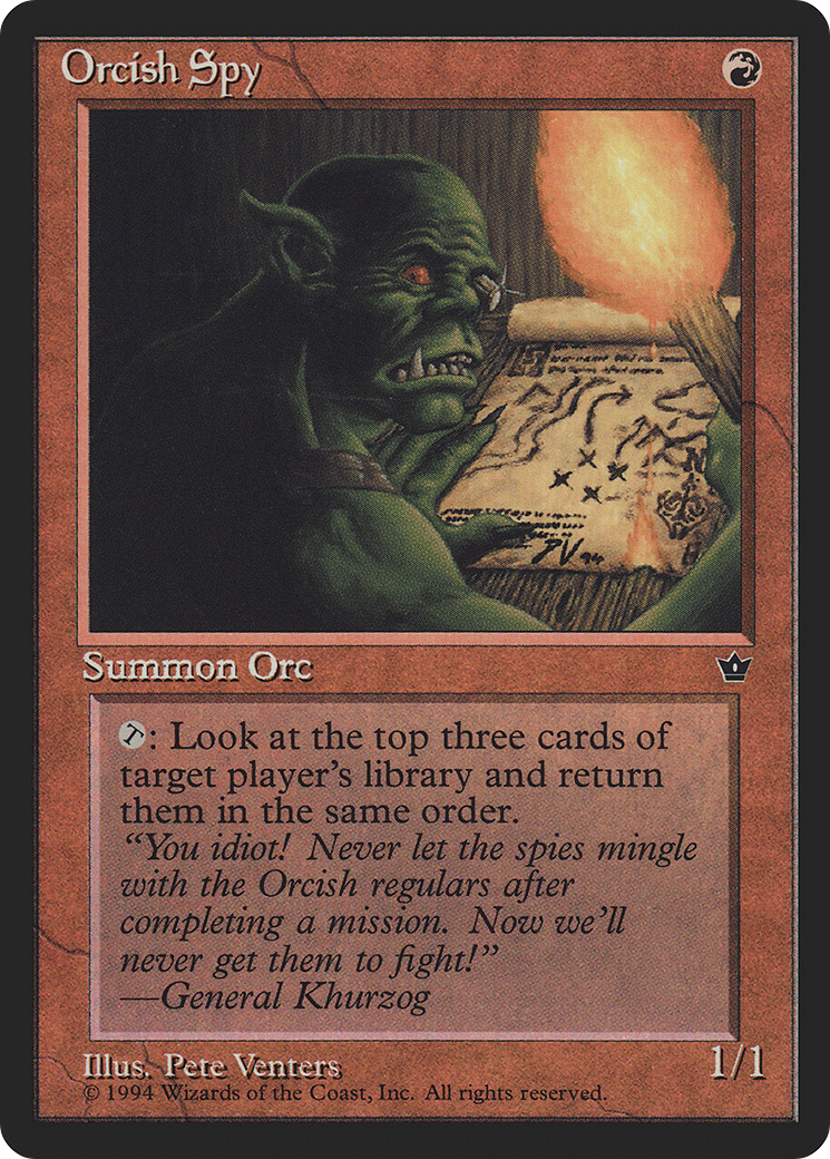 Orcish Spy (Venters) (FEM-) - Fallen Empires