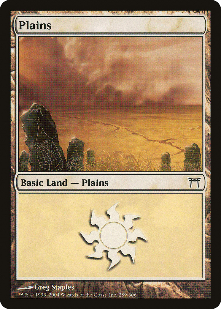 Plains (289) (CHK-289) - Champions of Kamigawa