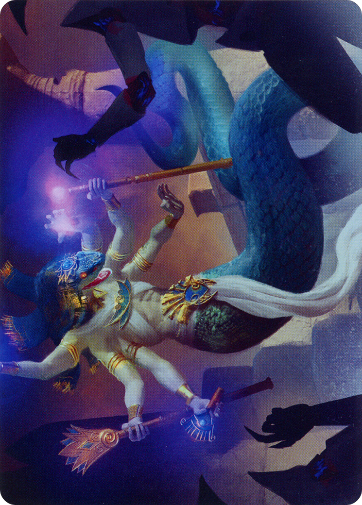 Imoti, Celebrant of Bounty // Imoti, Celebrant of Bounty (AMOM-079) - March of the Machine Art Series (Borderless) Foil