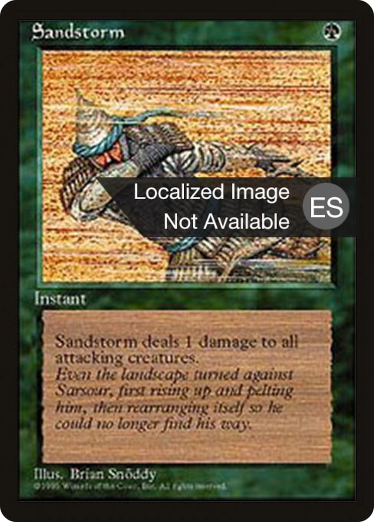 Sandstorm (4BB-) - Fourth Edition Foreign Black Border