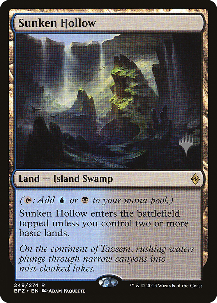 Sunken Hollow (PPKHM-) - Battle for Zendikar Promos
