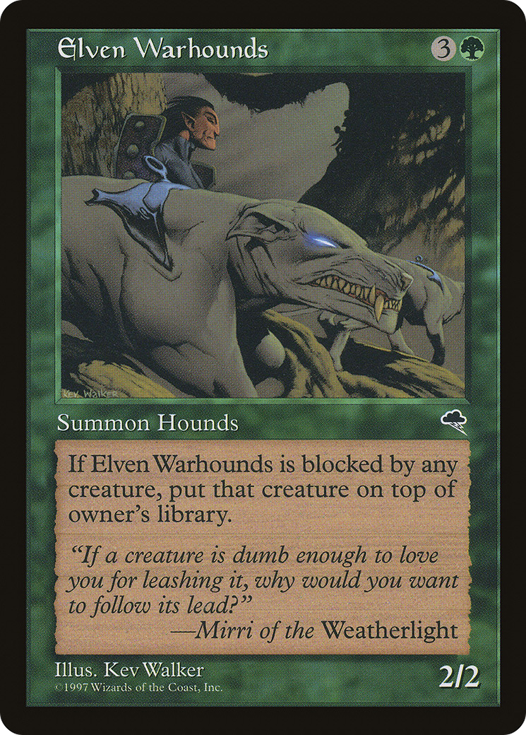 Elven Warhounds (TMP-225) - Tempest